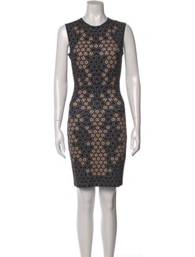 Pre-owned Alexander Mcqueen 2012 Knee-length Dress In Black