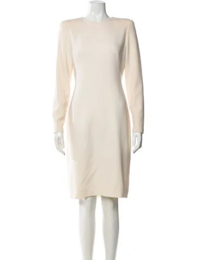 Pre-owned Alexander Mcqueen 2012 Knee-length Dress In Neutral