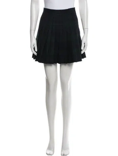Pre-owned Alexander Mcqueen 2012 Mini Skirt In Blue
