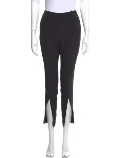 Pre-owned Alexander Mcqueen 2012 Straight Leg Pants In Black