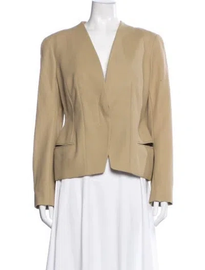 Pre-owned Alexander Mcqueen 2013 Blazer In Neutral