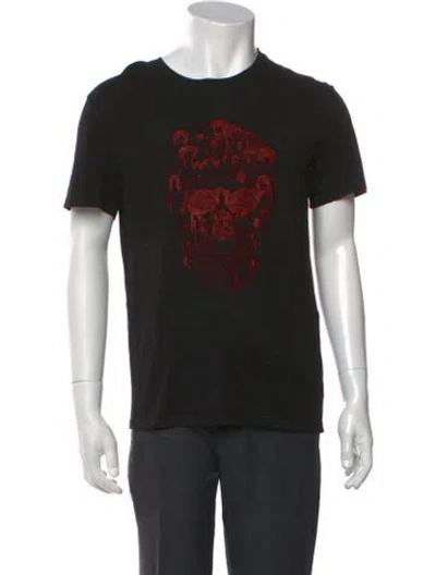Pre-owned Alexander Mcqueen 2013 Graphic Print Shirt In Black