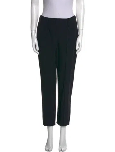 Pre-owned Alexander Mcqueen 2013 Straight Leg Pants In Black