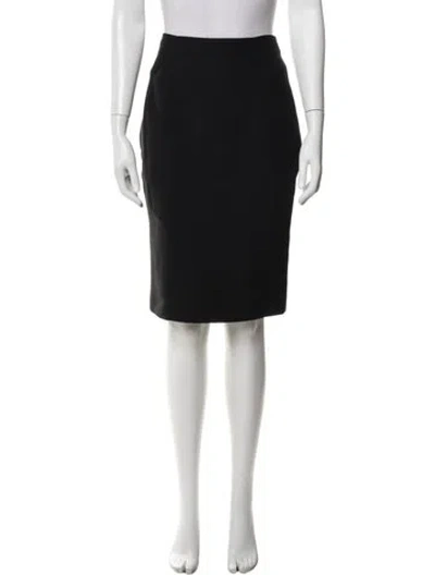 Pre-owned Alexander Mcqueen 2014 Knee-length Skirt In Black
