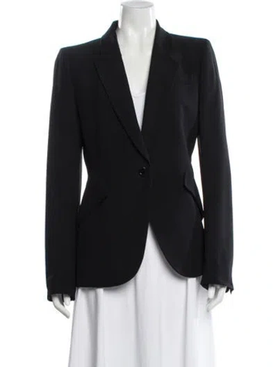 Pre-owned Alexander Mcqueen 2015 Blazer In Gray