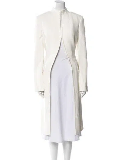 Pre-owned Alexander Mcqueen 2015 Coat In Neutral