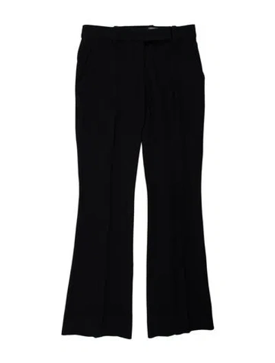 Pre-owned Alexander Mcqueen 2015 Flared Pants In Black