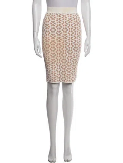 Pre-owned Alexander Mcqueen 2015 Mini Skirt In Neutrals