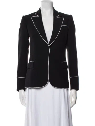 Pre-owned Alexander Mcqueen 2016 Blazer In Black