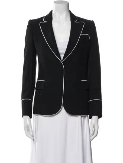 Pre-owned Alexander Mcqueen 2016 Blazer In Black