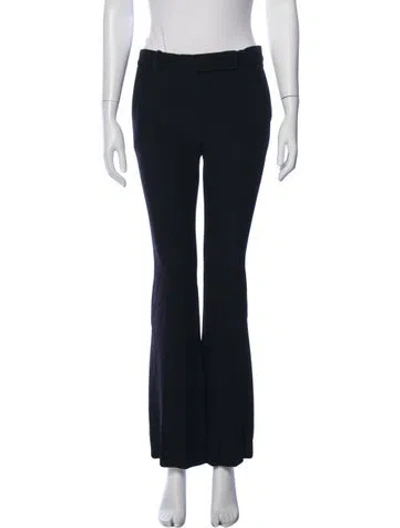 Pre-owned Alexander Mcqueen 2016 Flared Pants In Black