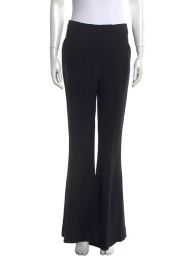 Pre-owned Alexander Mcqueen 2016 Flared Pants In Black