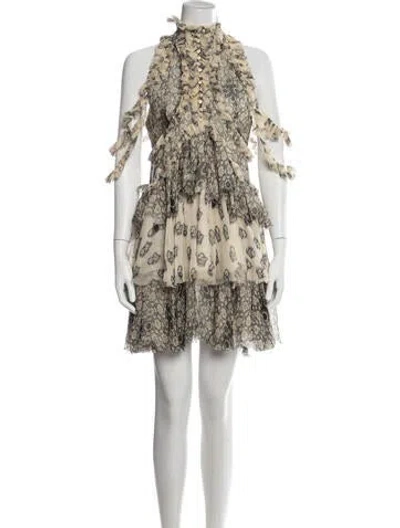 Pre-owned Alexander Mcqueen 2016 Mini Dress