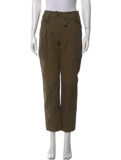 Pre-owned Alexander Mcqueen 2016 Straight Leg Pants In Black