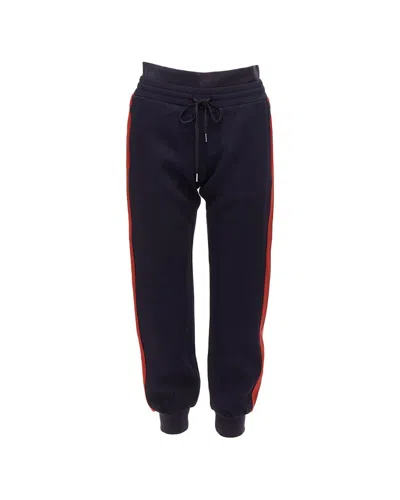 Pre-owned Alexander Mcqueen 2017 Double Waistband Jogger Pant In Blue/navy Blue