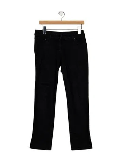 Pre-owned Alexander Mcqueen 2017 Straight Leg Jeans In Black
