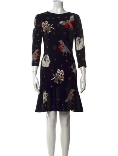 Pre-owned Alexander Mcqueen 2018 Mini Dress W/ Tags In Multi