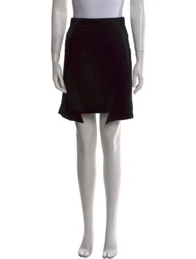 Pre-owned Alexander Mcqueen 2018 Mini Skirt In Black