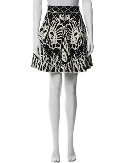 Pre-owned Alexander Mcqueen 2018 Mini Skirt In Multi