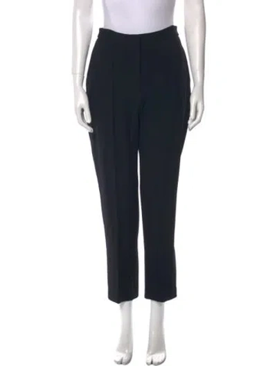 Pre-owned Alexander Mcqueen 2018 Straight Leg Pants In Black