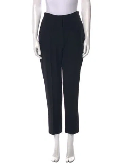 Pre-owned Alexander Mcqueen 2018 Straight Leg Pants In Black