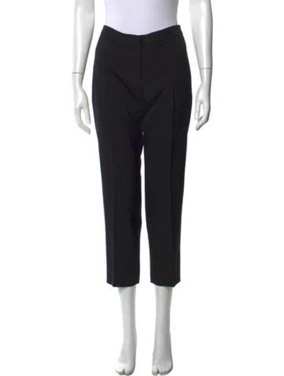 Pre-owned Alexander Mcqueen 2018 Wide Leg Pants In Black