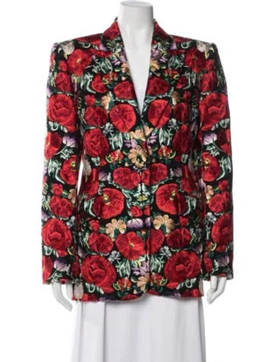Pre-owned Alexander Mcqueen 2018 Wool Blazer In Multi