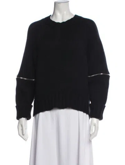 Pre-owned Alexander Mcqueen 2018 Wool Sweater In Black