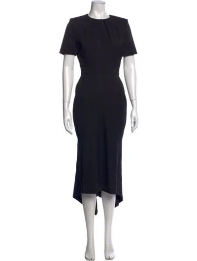 Pre-owned Alexander Mcqueen 2020 Midi Length Dress W/ Tags In Black