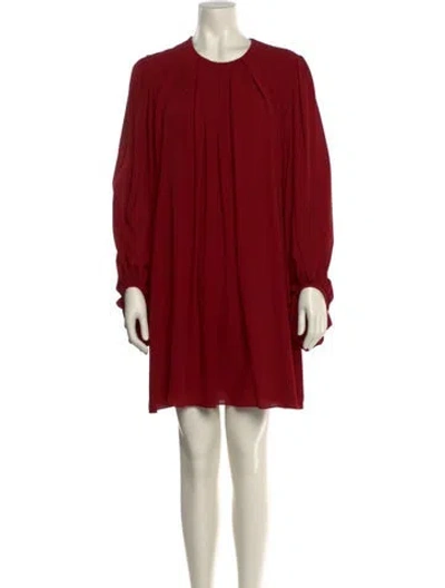 Pre-owned Alexander Mcqueen 2020 Mini Dress W/ Tags In Red
