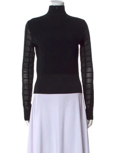 Pre-owned Alexander Mcqueen 2020 Turtleneck Sweater In Black