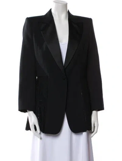 Pre-owned Alexander Mcqueen 2020 Wool Blazer W/ Tags In Black