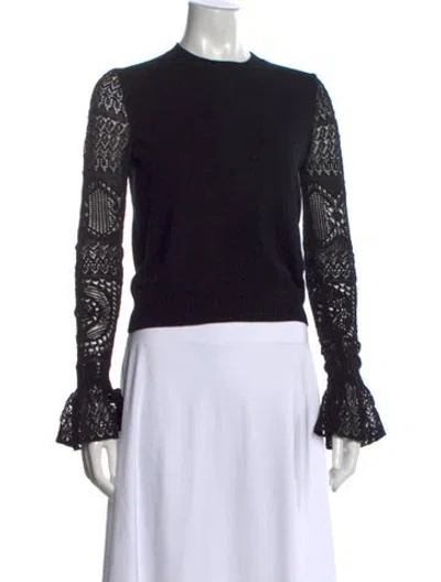 Pre-owned Alexander Mcqueen 2020 Wool Sweater In Black