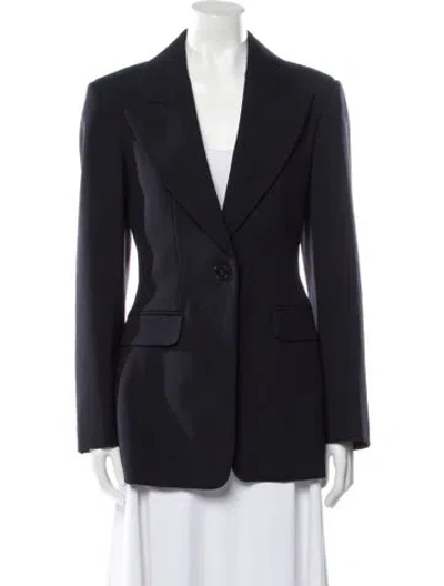 Pre-owned Alexander Mcqueen 2021 Blazer W/ Tags In Blue