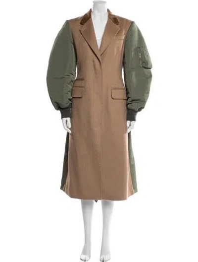 Pre-owned Alexander Mcqueen 2021 Camel Hair Coat