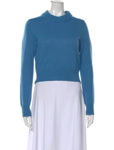 Pre-owned Alexander Mcqueen 2021 Cashmere Sweater In Blue