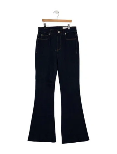 Pre-owned Alexander Mcqueen 2021 Flared Jeans In Blue