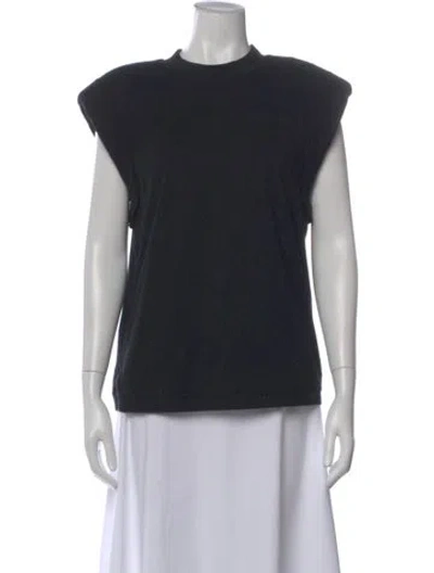 Pre-owned Alexander Mcqueen 2021 Mock Neck T-shirt In Black