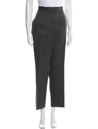 Pre-owned Alexander Mcqueen 2021 Straight Leg Pants In Gray