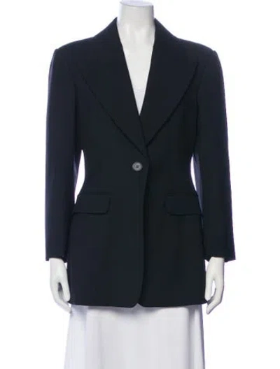 Pre-owned Alexander Mcqueen 2021 Wool Blazer In Black