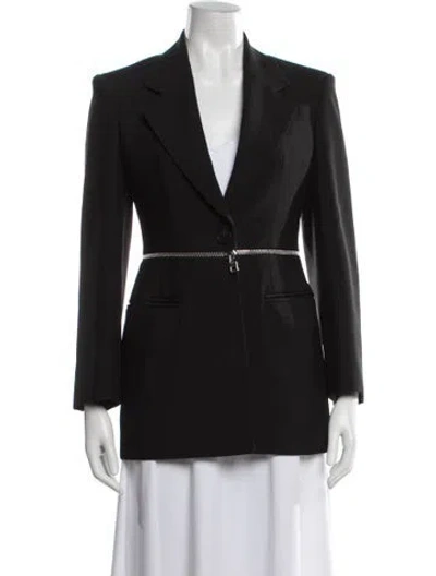 Pre-owned Alexander Mcqueen 2021 Wool Blazer In Black