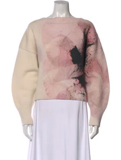 Pre-owned Alexander Mcqueen 2021 Wool Sweater In Pink