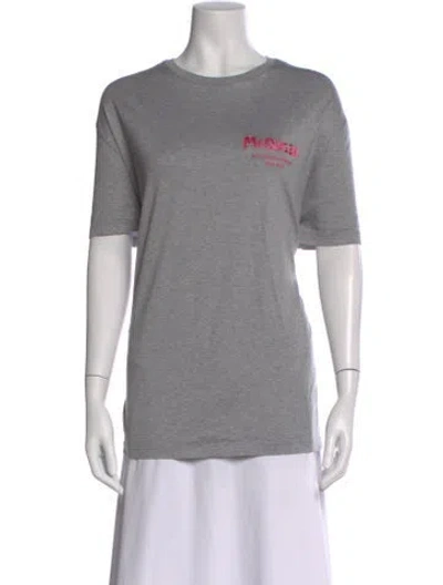 Pre-owned Alexander Mcqueen 2022 Graphic Print T-shirt In Gray