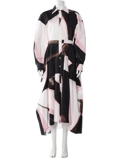 Pre-owned Alexander Mcqueen 2022 Long Dress In Pink
