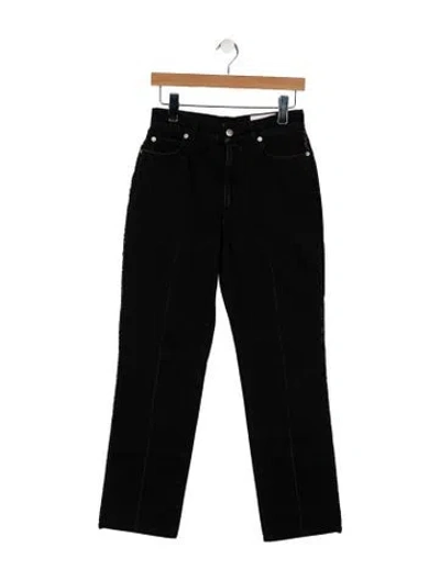 Pre-owned Alexander Mcqueen 2022 Straight Leg Jeans In Black