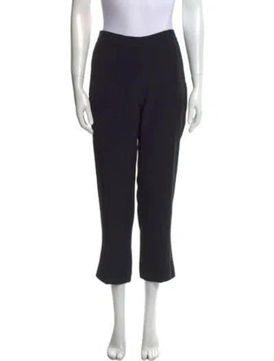 Pre-owned Alexander Mcqueen 2022 Straight Leg Pants In Black