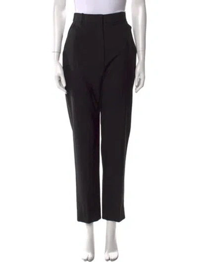 Pre-owned Alexander Mcqueen 2022 Straight Leg Pants In Black