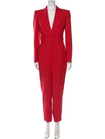 Pre-owned Alexander Mcqueen 2023 All In One Jumpsuit W/ Tags In Red