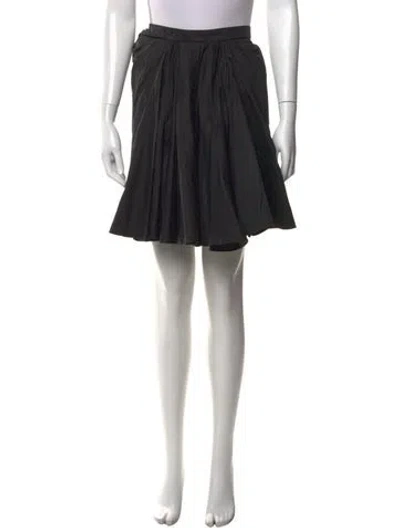 Pre-owned Alexander Mcqueen 2023 Mini Skirt In Black