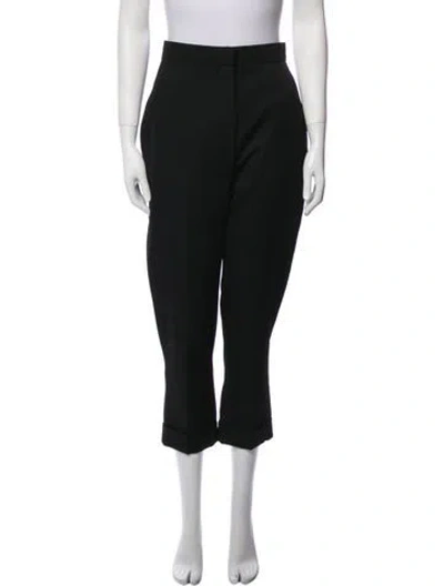 Pre-owned Alexander Mcqueen 2023 Straight Leg Pants In Black